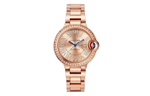 CARTIER Blue Balloon Collection Automatic Mechanical Movement 30m Water Resistance Unisex Watch 33mm Gold Dial