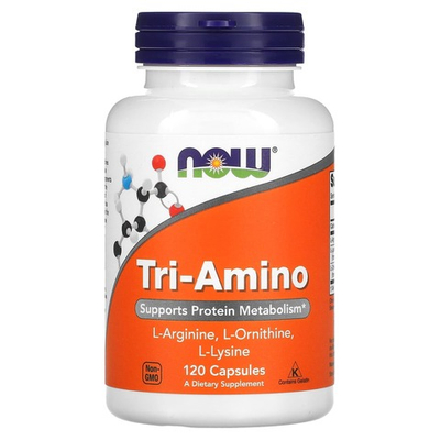 NOW Foods, Tri-Amino, 120 Capsules | Tri-amino, 120 kapsula