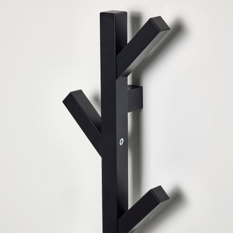 Вешалка настенная IKEA TJUSIG (ЧУСИГ), Черный, 78 см