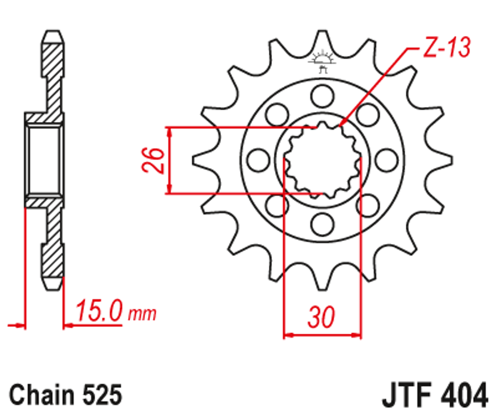 Звезда JTF404.17RB