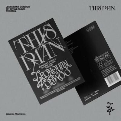 Альбом JEONGHAN X WONWOO (SEVENTEEN) - THIS MAN 1st Single Album WVS ALBUMS Version