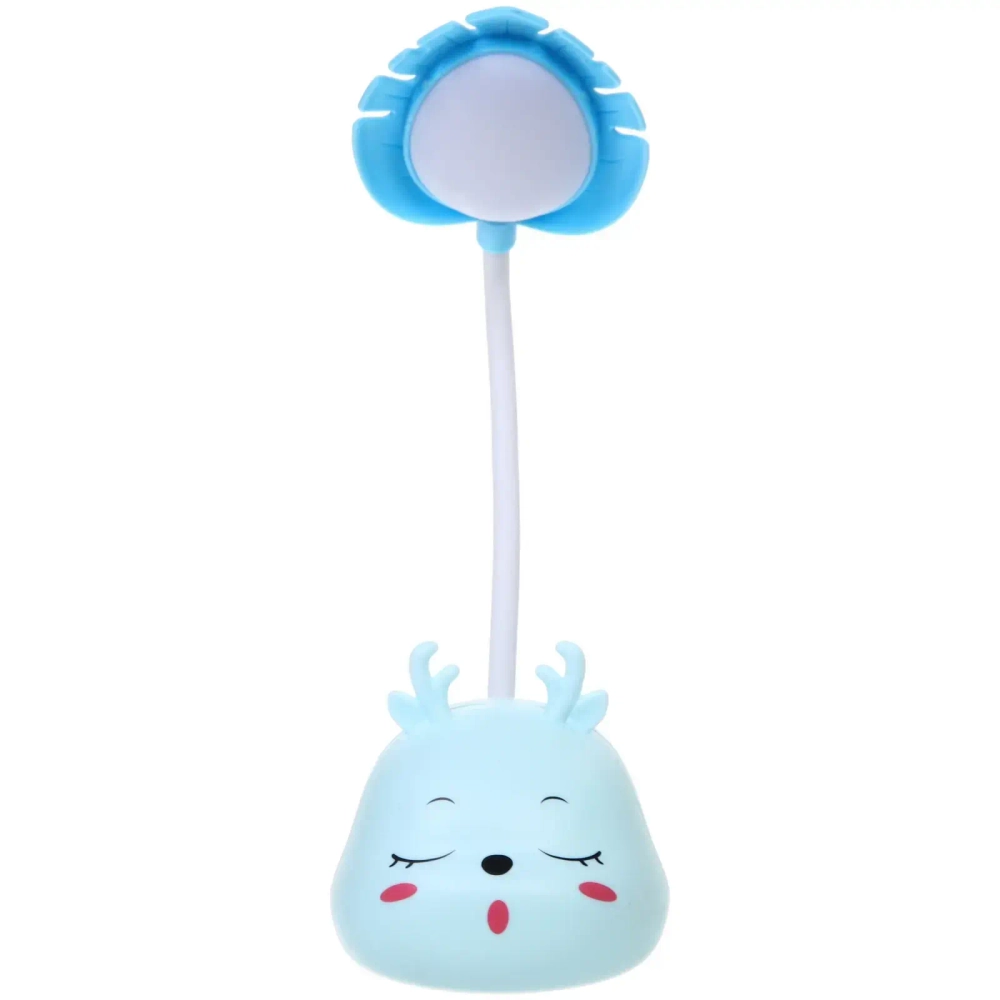 Настольная лампа «Sweet deer» 7.5*13.5*20 см LED, USB 0.6-3W, Голубой