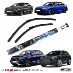 Щетки стекл-ля Audi Q7 4M, A8 D4, A8 D5 Bentayga 4V1 (4M1998002) A586S 680/515мм (без форсунок на поводках)
