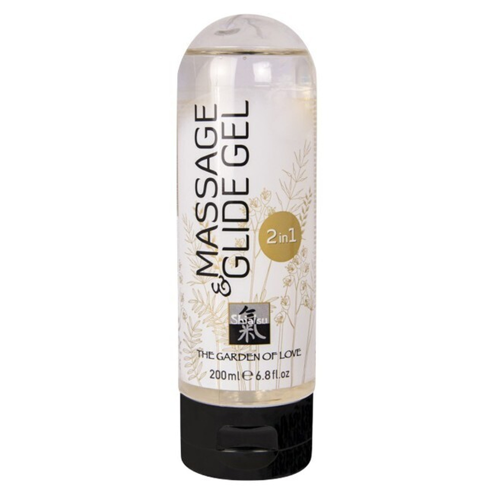 Массажное масло Massage & Glide Gel 200 мл (Цвет: прозрачный)