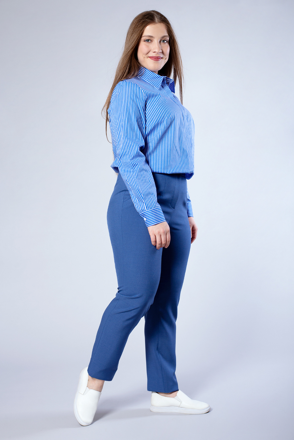 Брюки женские 2757АПВ, Сапфир #100С022757АПВ