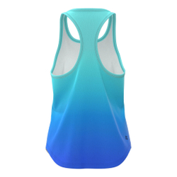 Женская теннисная майка BIDI BADU Colortwist Gradiant Chill Tank Top Women - Turquoise, Blue