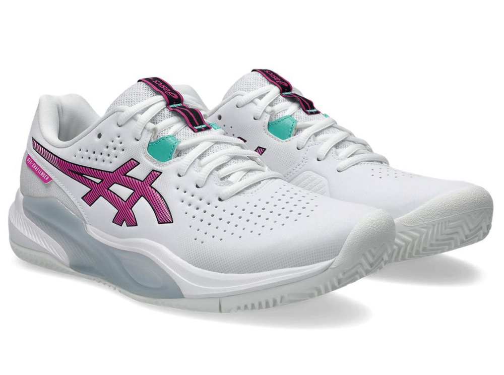 Теннисные кроссовки Asics Gel-Challenger 15 Clay - white/digital sakura