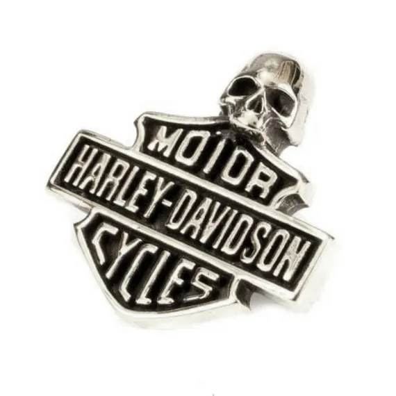 Harley Davidson skull фото мельхиор