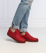 Кожаные кроссовки Giuseppe Zanotti - красный(RM20020)