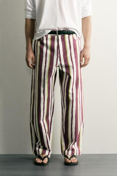 БРЮКИ STRAIGHT FIT В ПОЛОСКУ — ZARA · 2008/172