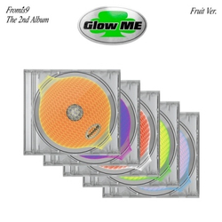 Альбом fromis_9 - GLOW ME 2nd Album FRUIT 5 Version SET