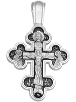 Крест из серебра/Чернение