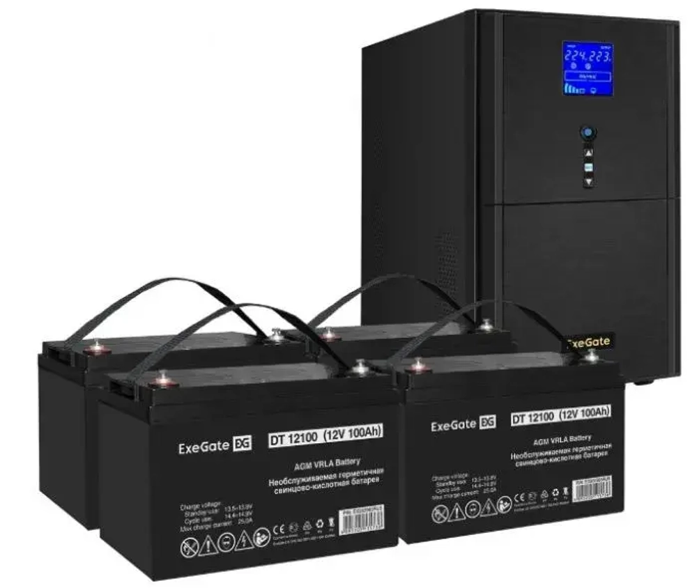 Комплект Exegate SZ-5000.LCD.AVR.2SH.1C13.T.RJ.USB