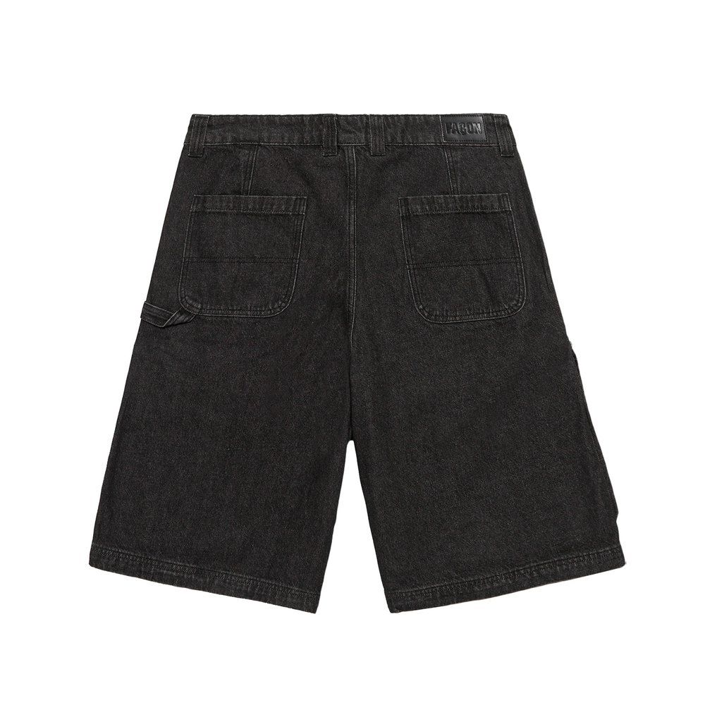 Black Denim Shorts