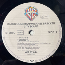 Винтажная виниловая пластинка LP Claus Ogerman Michael Brecker Cityscape (Germany 1982)