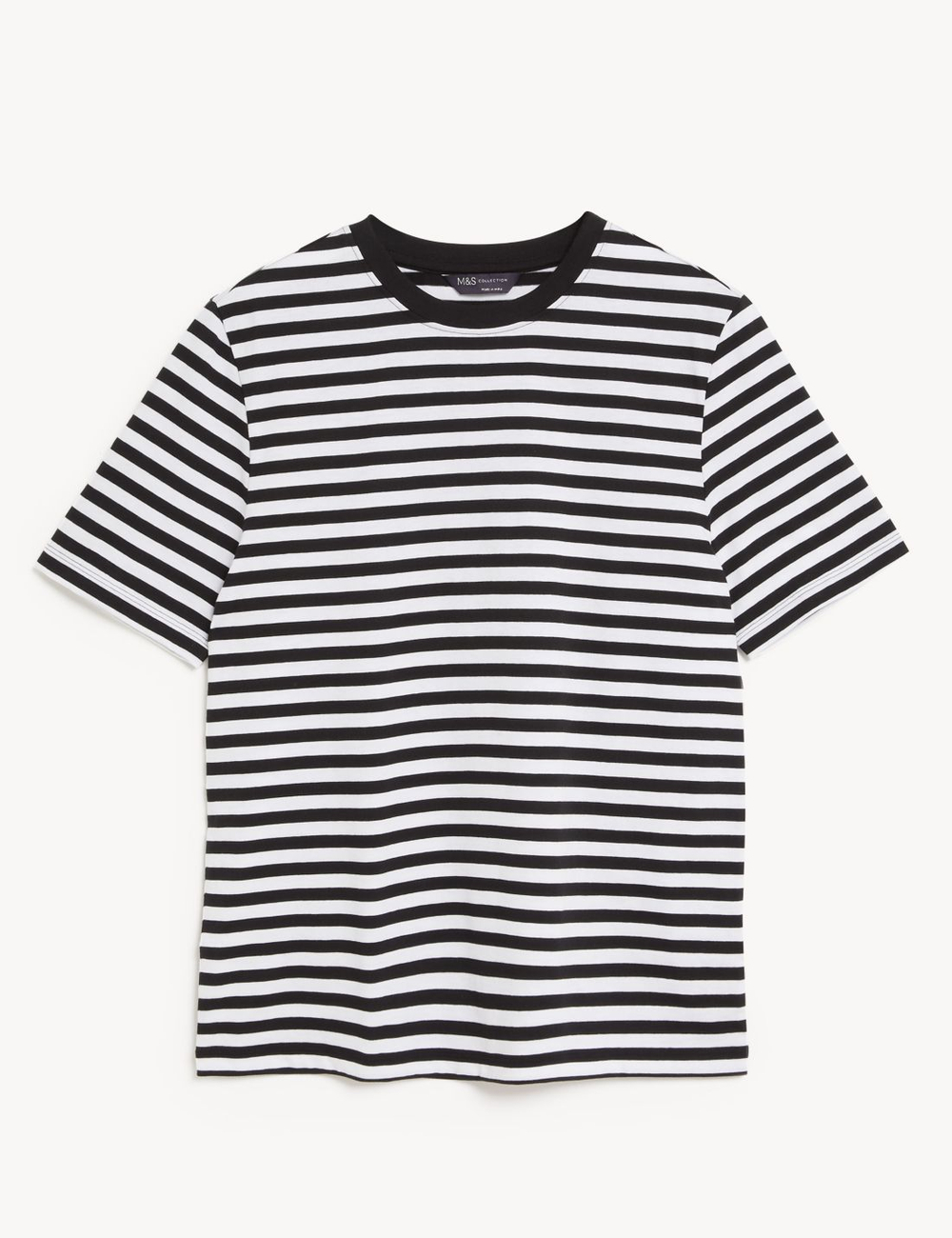 Футболка с коротким рукавом из чистого хлопка T41007391 - Marks & Spencer