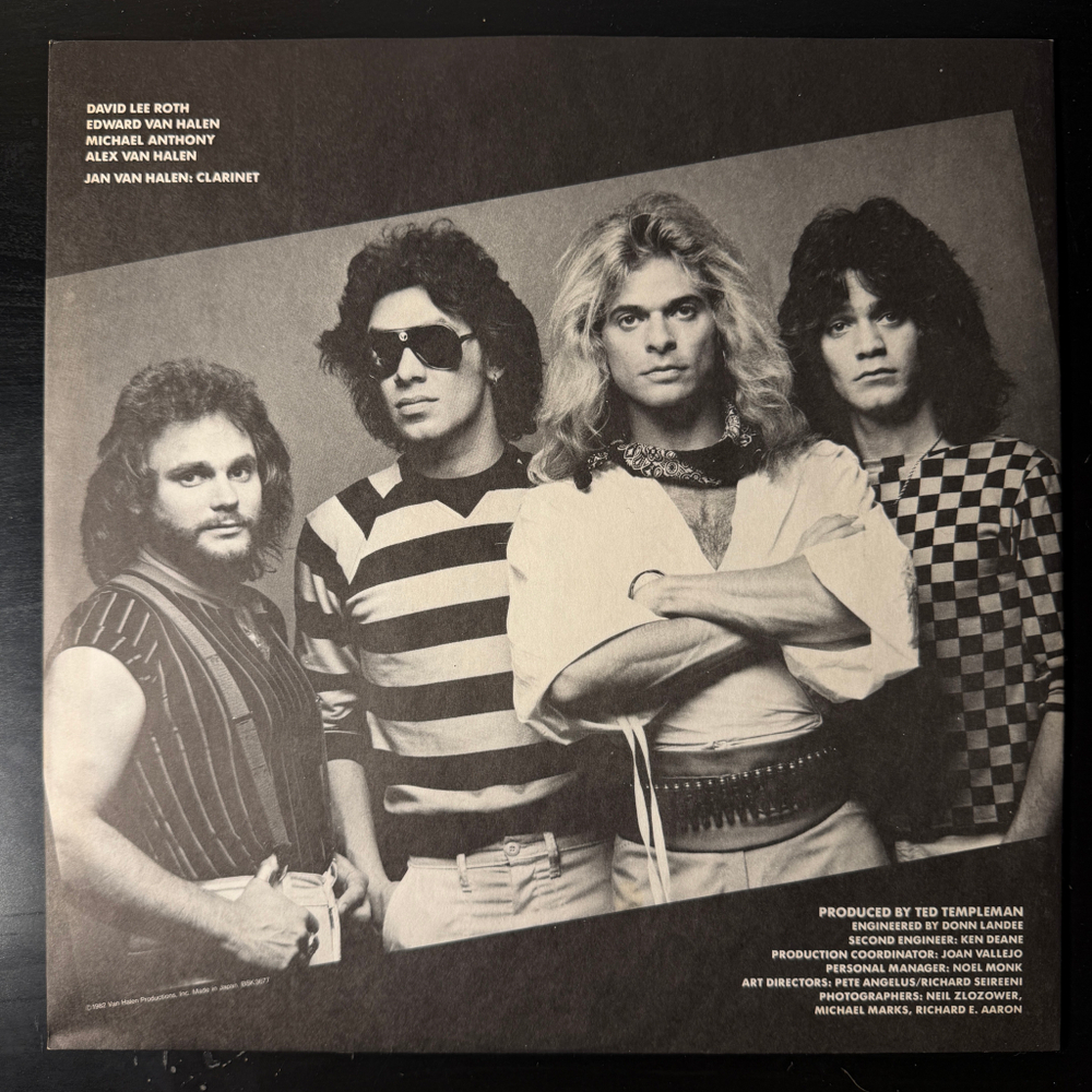 Van Halen ‎– Diver Down (Япония 1982г.)