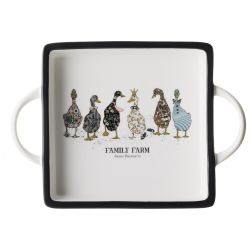 БЛЮДО С РУЧКАМИ LEFARD "FAMILY FARM" КВАДРАТ. 25,5*18*4 СМ (КОР=18ШТ.)