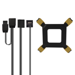 Кулер для CPU Alseye W90, 1х92мм, 4-pin, Al+Cu, серебристый-черный-белый/ARGB, 900-3000rpm, 52.5CFM, 28.3дБ, TDP 90Вт, LCD-дисплей, INTEL 1700/1200/115x, AMD не поддерживается (AS.01.08.0001)