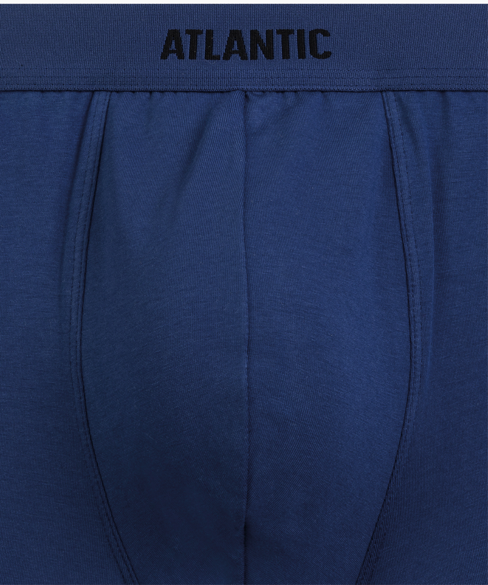 Мужские трусы шорты Atlantic, набор из 3 шт., хлопок, хаки + темно-голубые + холодный деним, 3MH-0111