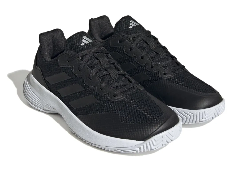 Женские теннисные кроссовки Adidas GameCourt 2 W - core black/core black/silver metallic