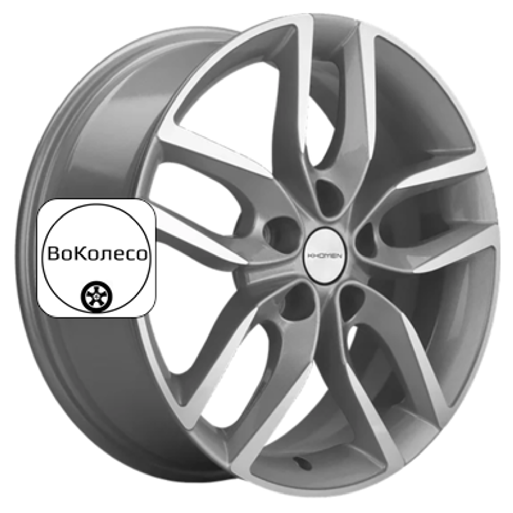 6,5x17/5x114,3 ET40 D64,1 KHW1708 (Haval F7/F7x) F-Silver-FP Khomen Wheels