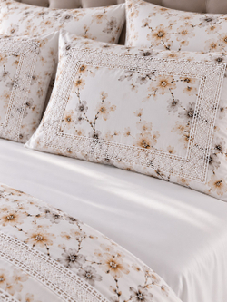 Gelin Home КПБ 6 пр. EBRU бежевый цвет пододеяльник 200*220, простынь 240*260, наволочки 50*70 2шт, декоративные наволочки 50*70 2шт GLNN546 — фото 4