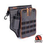 Сумка рыболовная поясная "СЛЕДОПЫТ" Fishing Belt Bag Light, 44х35х6 см, цв. серый + 1 коробка LUNO 2