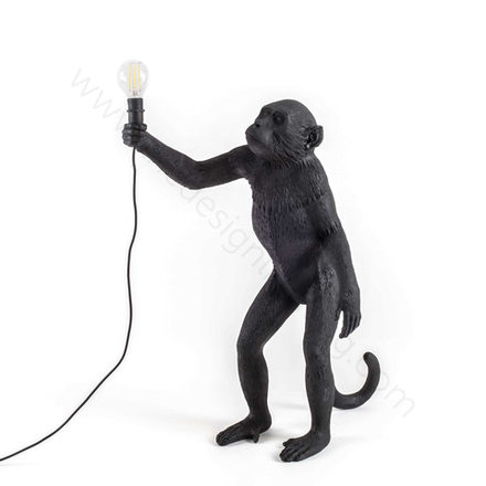 Floor design lamp  Monkey by Seletti (Black)