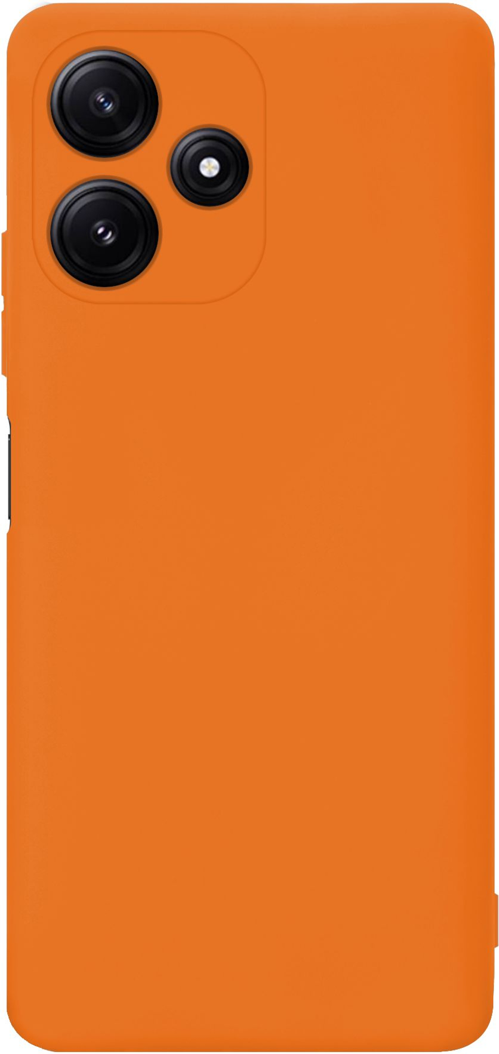 Мягкий Soft Touch чехол из силикона для POCO M6 PRO 5G / REDMI NOTE 12R с бархатной подкладкой
