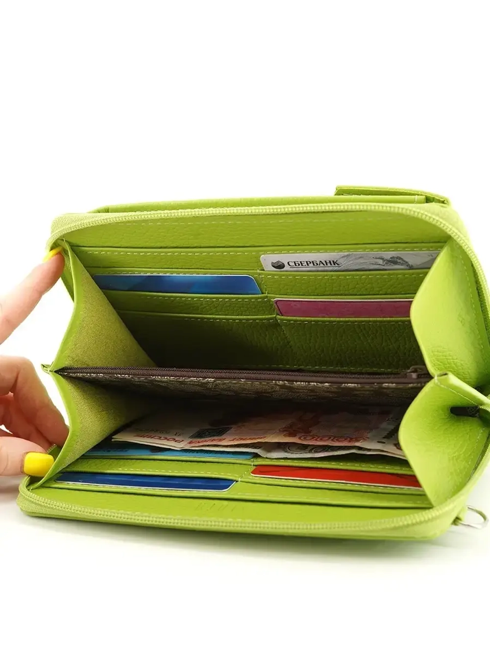 Сумка клатч кожаный