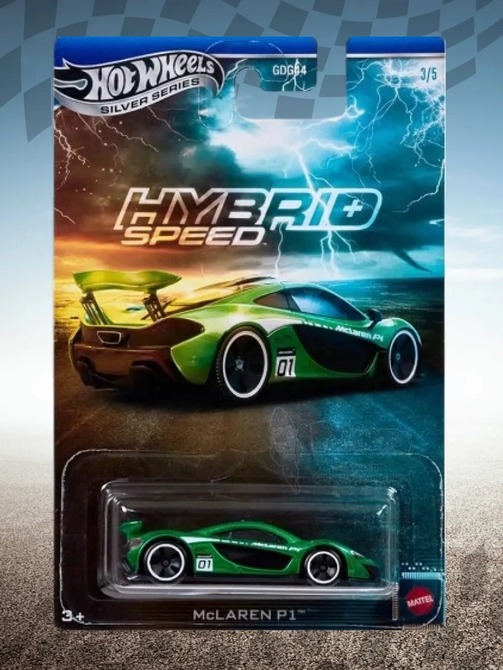 Машинка Хот Вилс Hybrid Speed McLaren P1 JDY87 JCB78