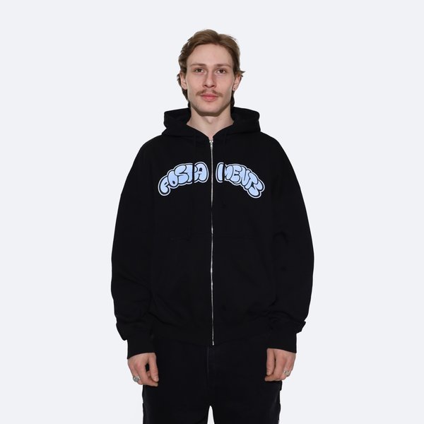 Худи Postaments Bubbles Logo Zip (black) артикул: - купить в магазине Дайс