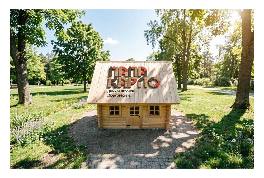 Домики из дерева