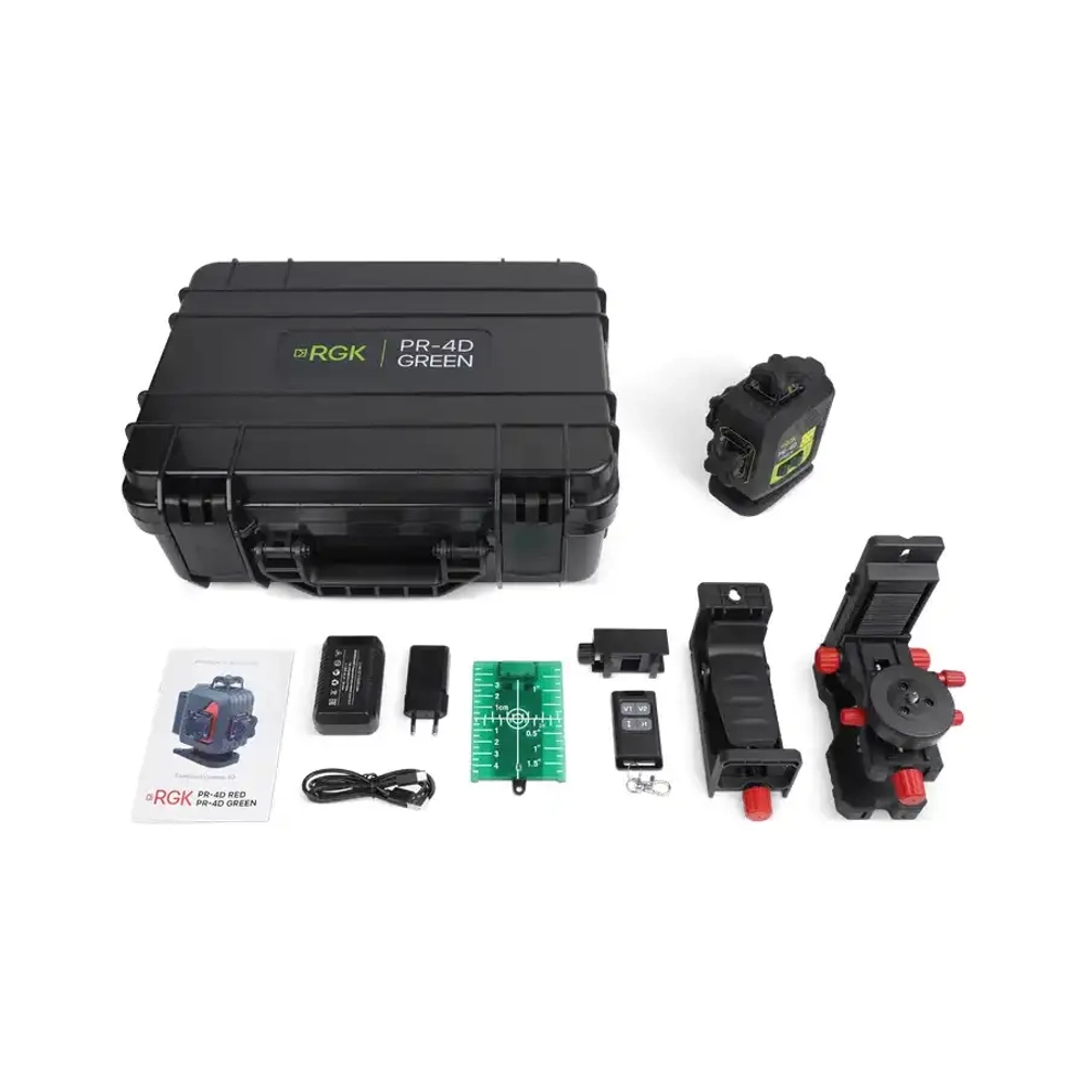 Лазерный уровень PR-4D Green RGK 756839
