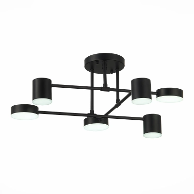 SLE201042-06 Люстра потолочная Черный/Черный LED 6*7W 4000K