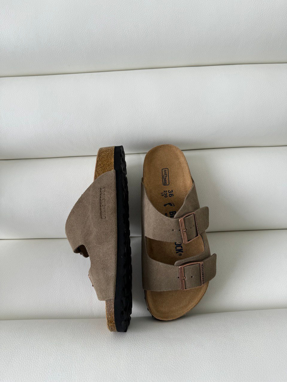 Сабо Birkenstock коричневые