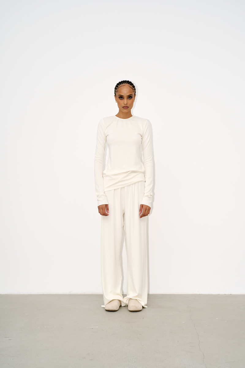 Брюки pella прямые ivory