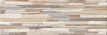 Настенная плитка ALMA Ceramica TWA11ART024 Arteo 60x20 коричневая матовая под дерево