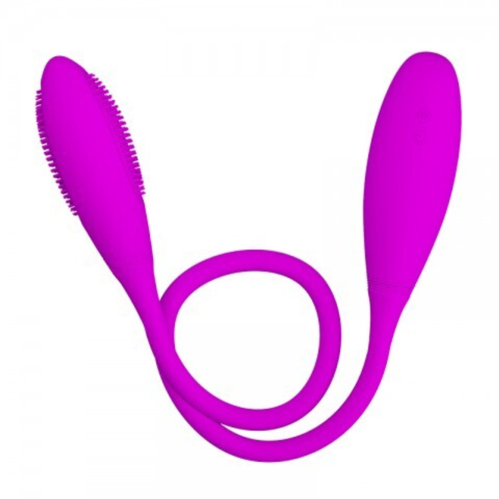 Универсальный двусторонний вибростимулятор "Snaky Vibe"