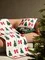 Плед из хлопка с новогодним рисунком christmas bows из коллекции new year essential, 130x180 см