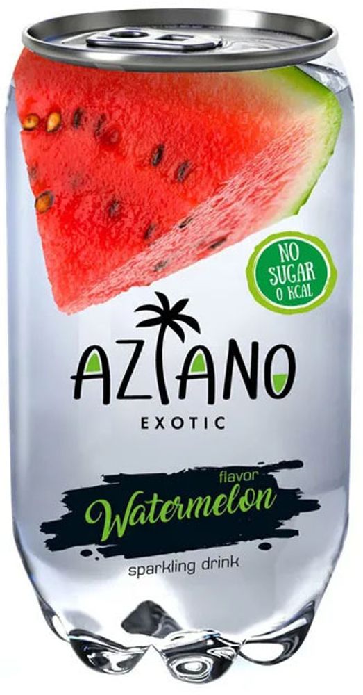 Газированный Напиток Aziano Watermelon "Арбуз" 0.35 - пэт