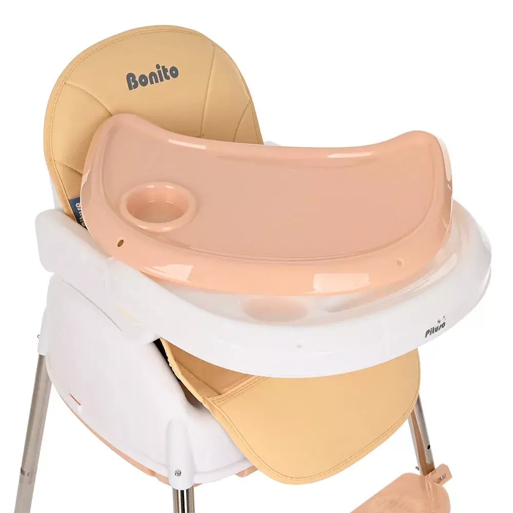 PITUSO Стул для кормления Bonito 3 в 1 Beige/Бежевый