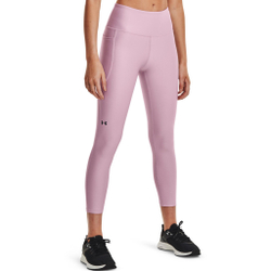 Женские теннисные брюки Under Armour Heatgear Hi Ankle Tight Women - Pink