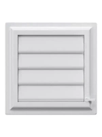 Решетка вентиляционная AIRVENT регулируемая жалюзи 349х399 пластик 3540AVp