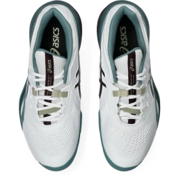 Мужские теннисные кроссовки Asics Gel-Resolution X - white/dark aubergine