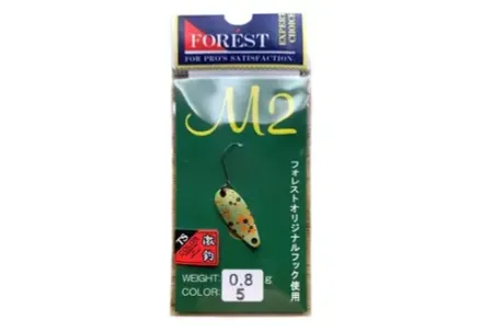 Блесна колеблющаяся FOREST M2 0.8g #01