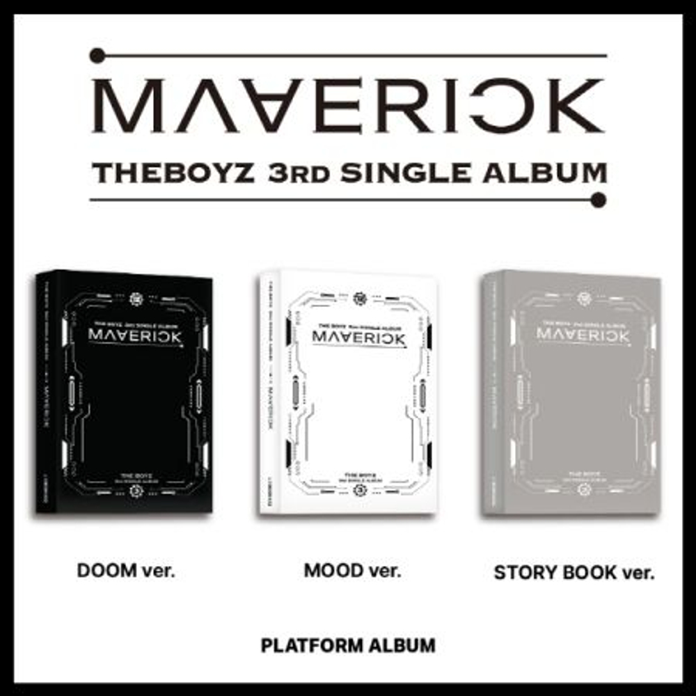 Альбом THE BOYZ - MAVERICK 3rd Single Album PLATFORM RANDOM