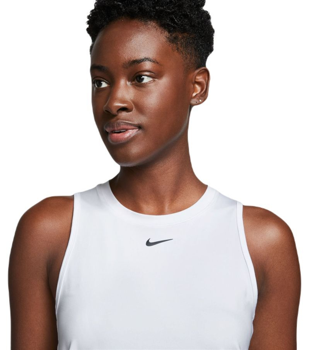 Женский топ теннисный Nike One Classic Dri-Fit Tank Top - белый