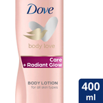 Лосьон для тела DOVE Care + Radiant Glow уход и сияние с натуральными минералами 400 мл (Из Финляндии)